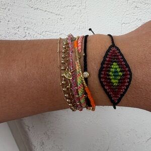 Evil eye friendship bracelet